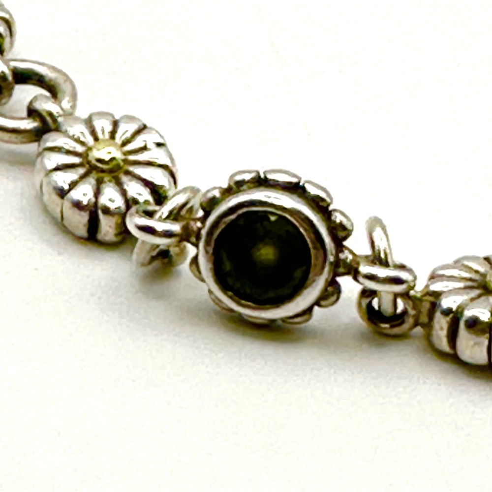Lagos Two Tone Daisy Link Bracelet RARE - Picture 4 of 6